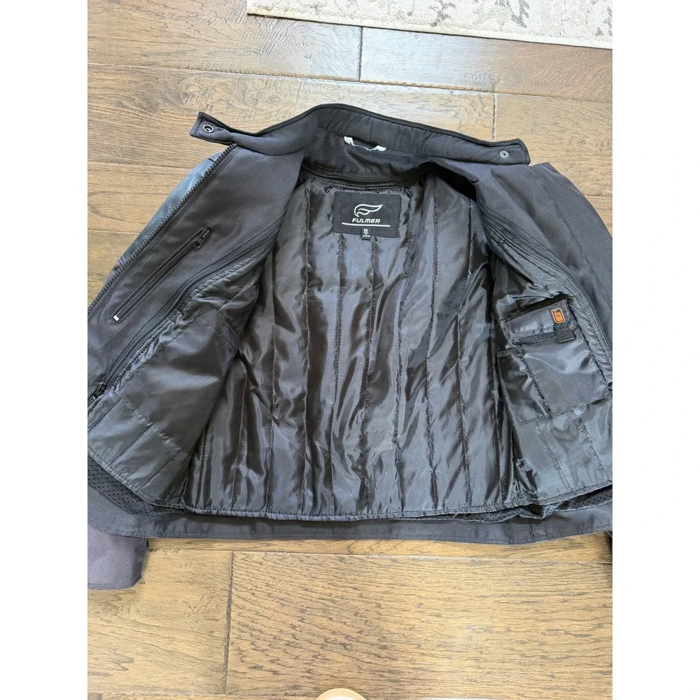 Fulmer Motorcycle Jacket‎ with Leather Accents
